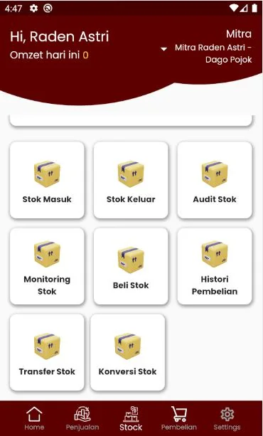 Screenshot Iketan Warehouse & POS System