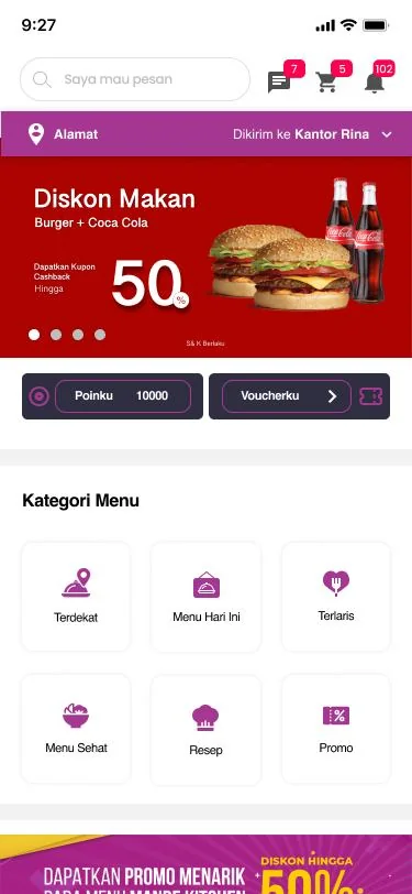 Screenshot Manre Mobile App
